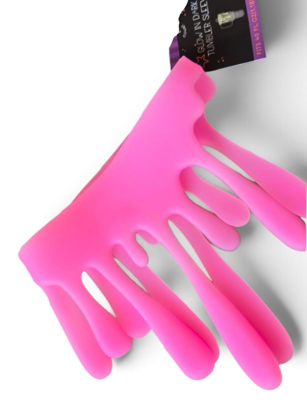 2026 Pink Glow in the Dark Tumbler/Bottle Sleeve Slime